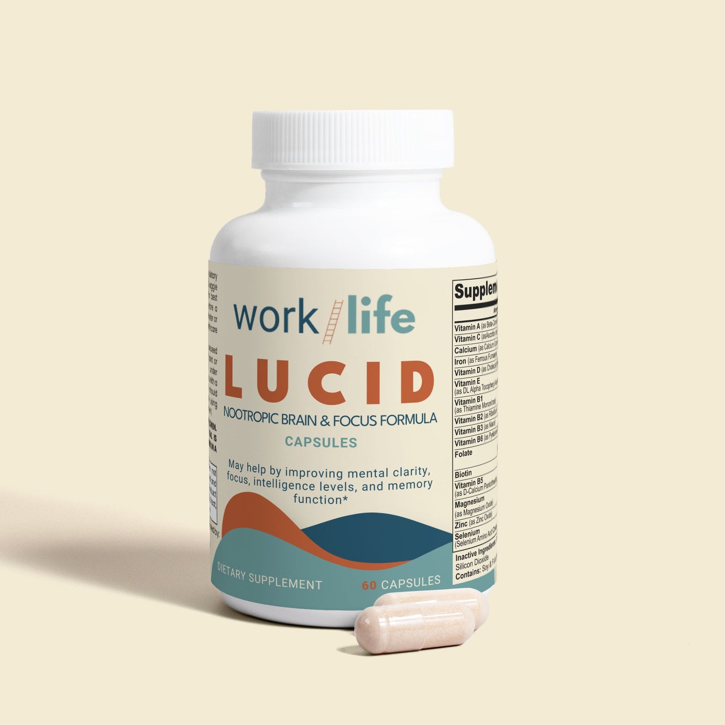Lucid - Nootropic Focus Formula - Work/Life Supplements
